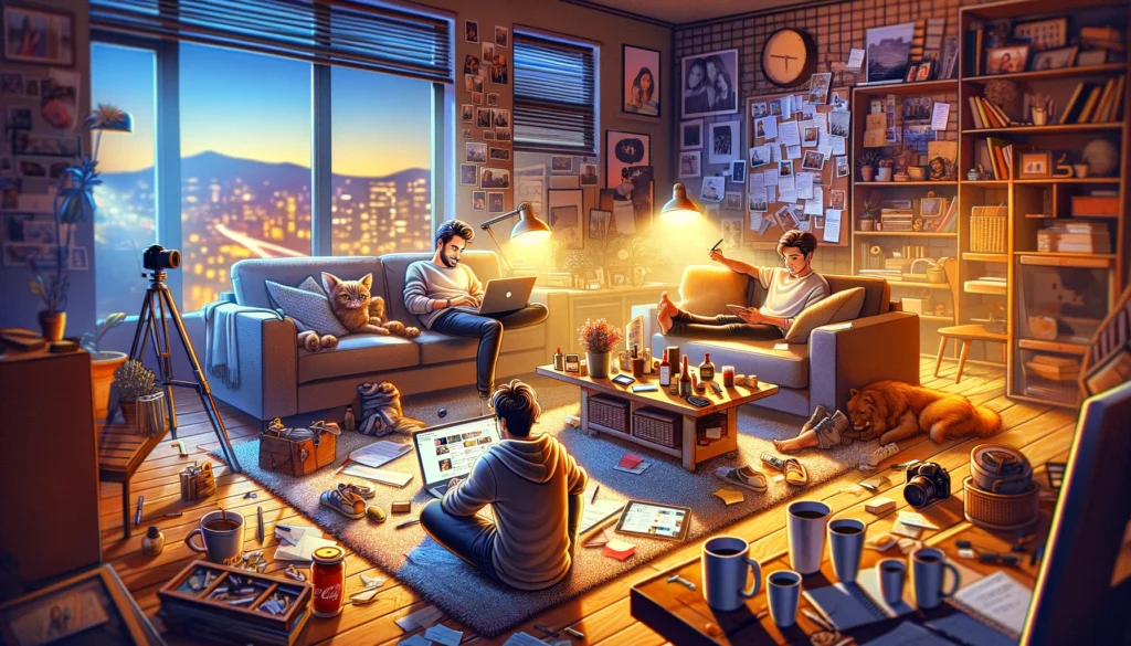 Derriere les cameras La vie personnelle des stars de YouTube 1