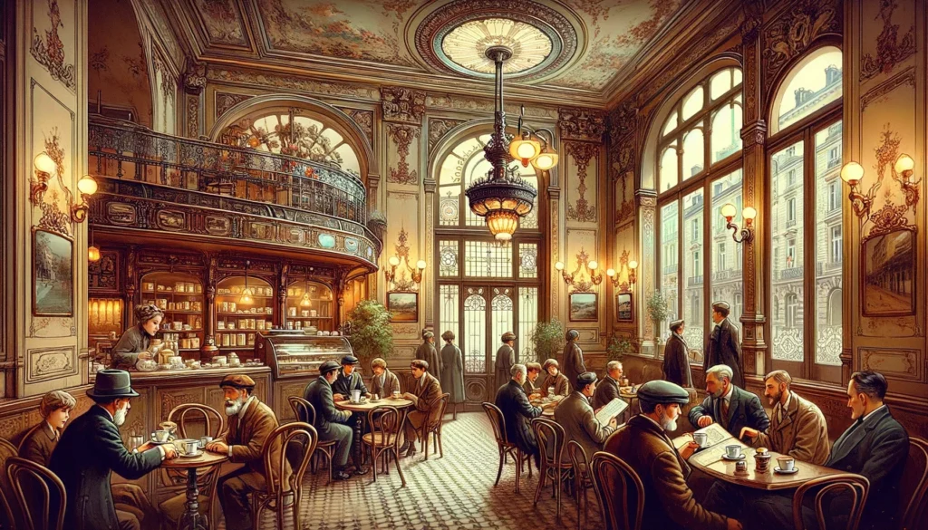 Les cafes historiques de Lyon ou le temps sarrete 1