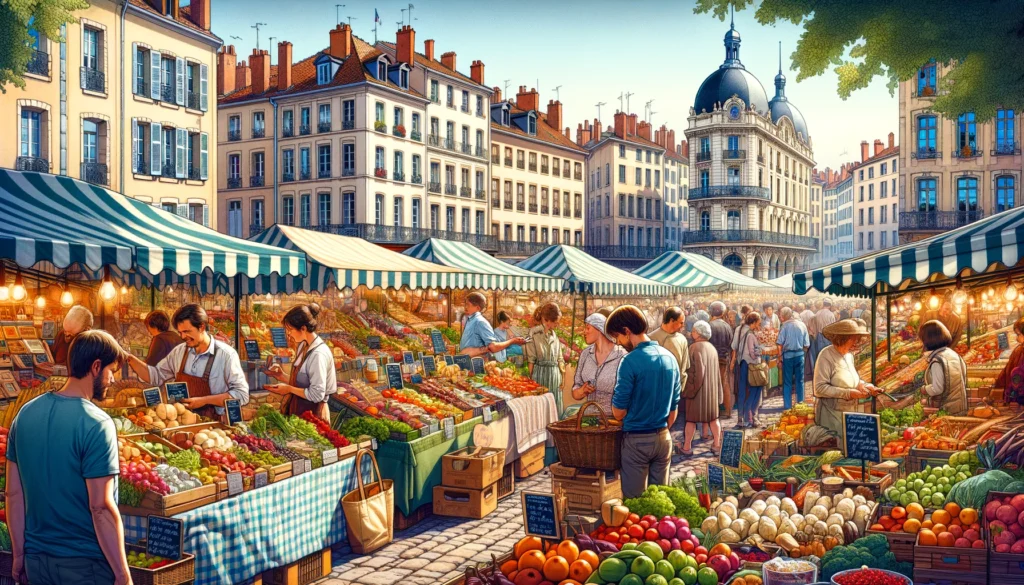 Les marches de Lyon ou les saveurs locales prennent vie 1