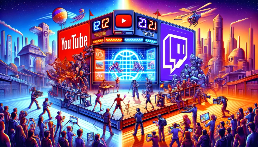 YouTube contre Twitch Ou les createurs preferent ils publier en 2024 1